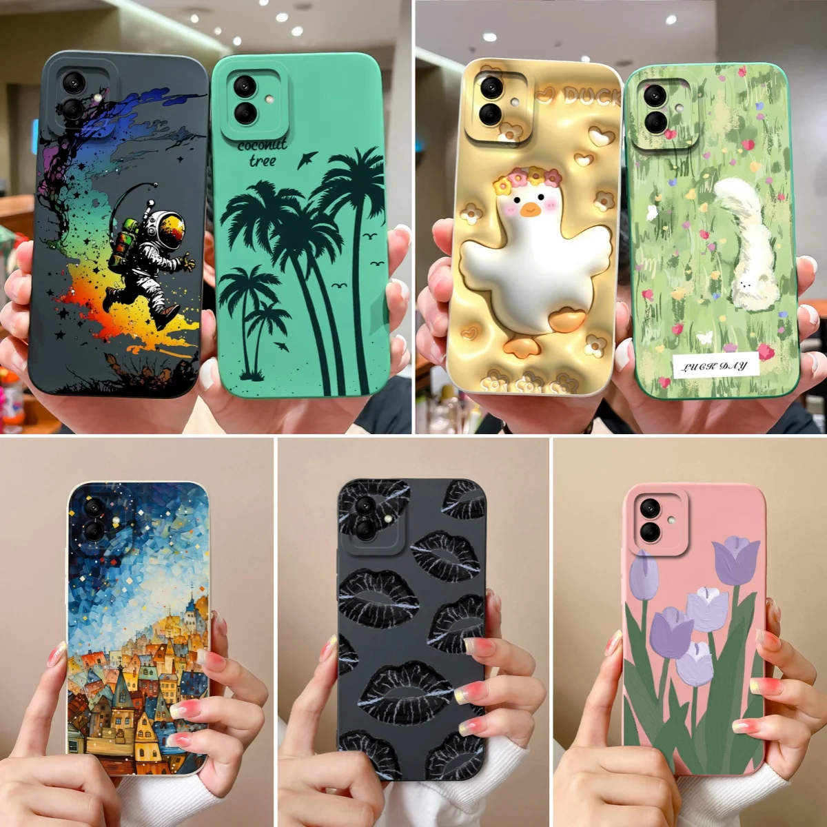 Funda de teléfono para Samsung Galaxy A04 A04S A04E, carcasa trasera de Coconut Tree para Samsung A 04, cobertura completa, parachoques suave A prueba de golpes