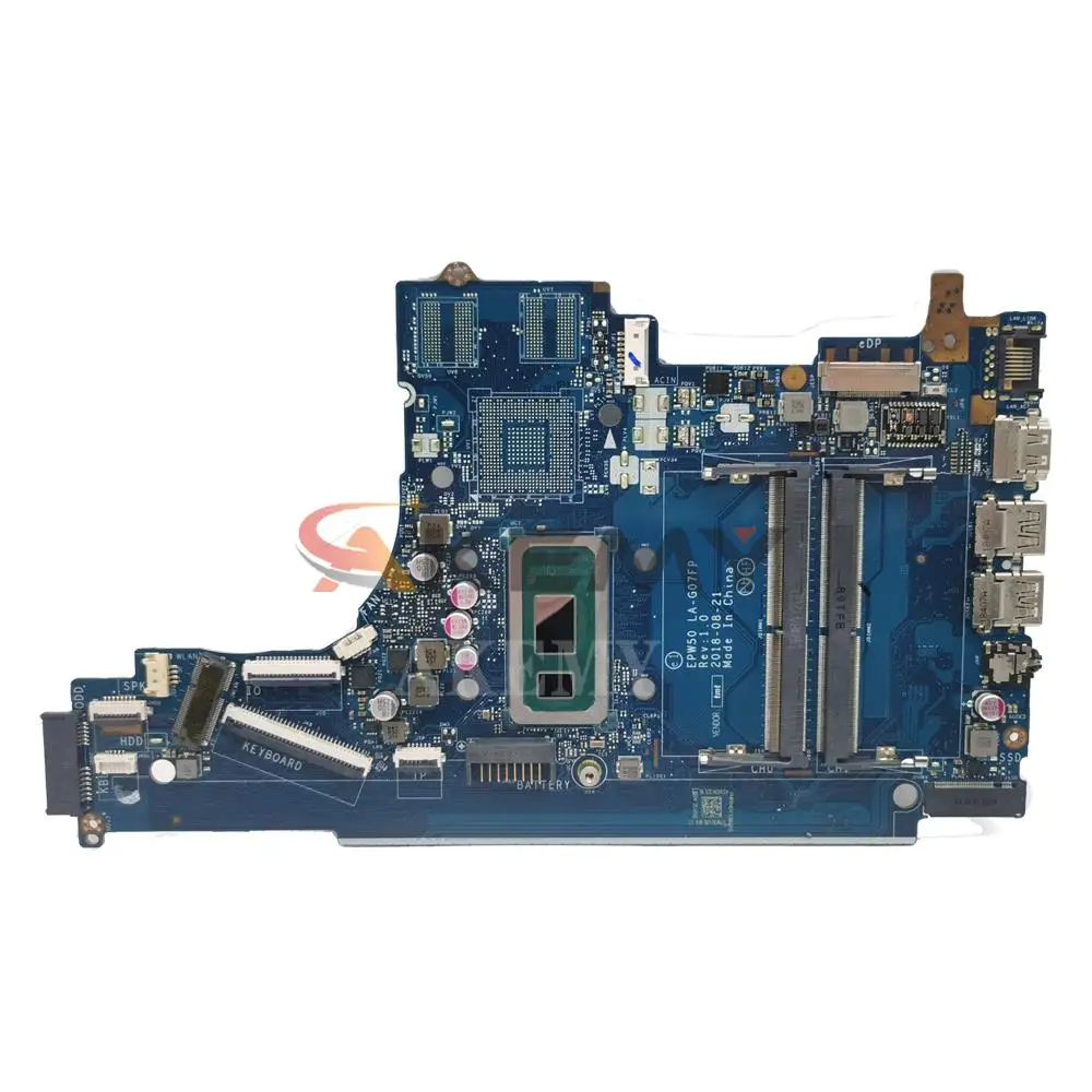 Para HP 15-DA placa base de computadora portátil LA-G07FP L35245-001 L52746-601 L68088-601 L49975-601 i3 i5 i7 8/10th 940MX 2G placa base - imagen 3