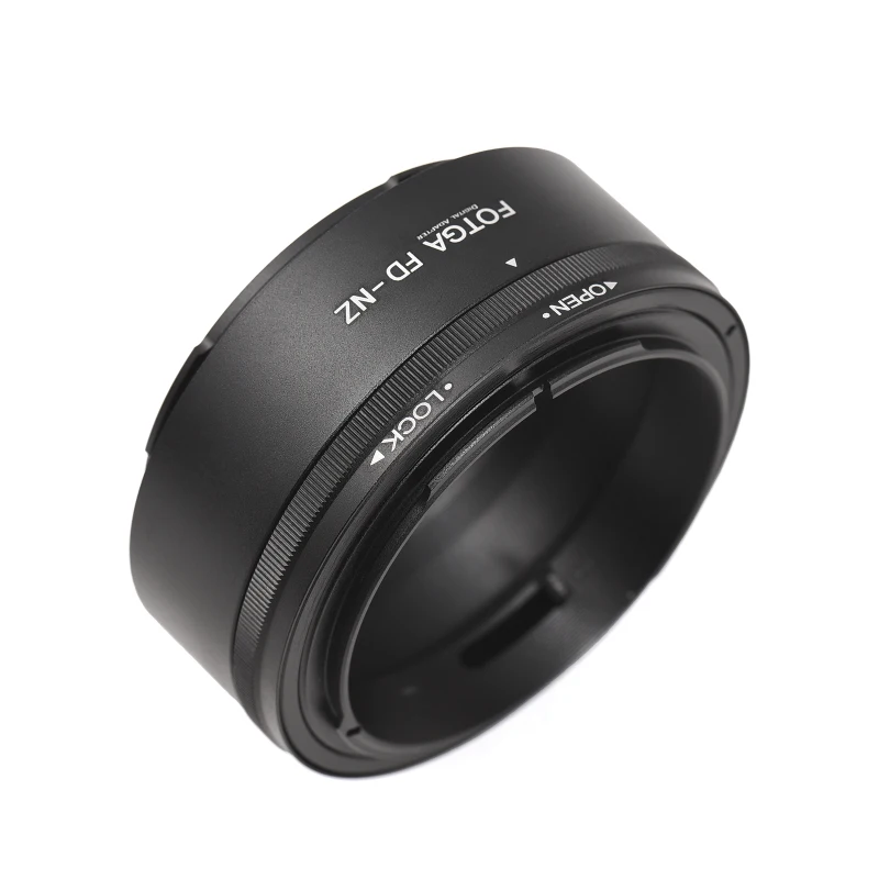 FOTGA anillo adaptador de montaje de lente de alta precisión, aleación de aluminio para lente de montura Canon FD a cámara Nikon Z6 Z7 Z50 z-mount - imagen 3