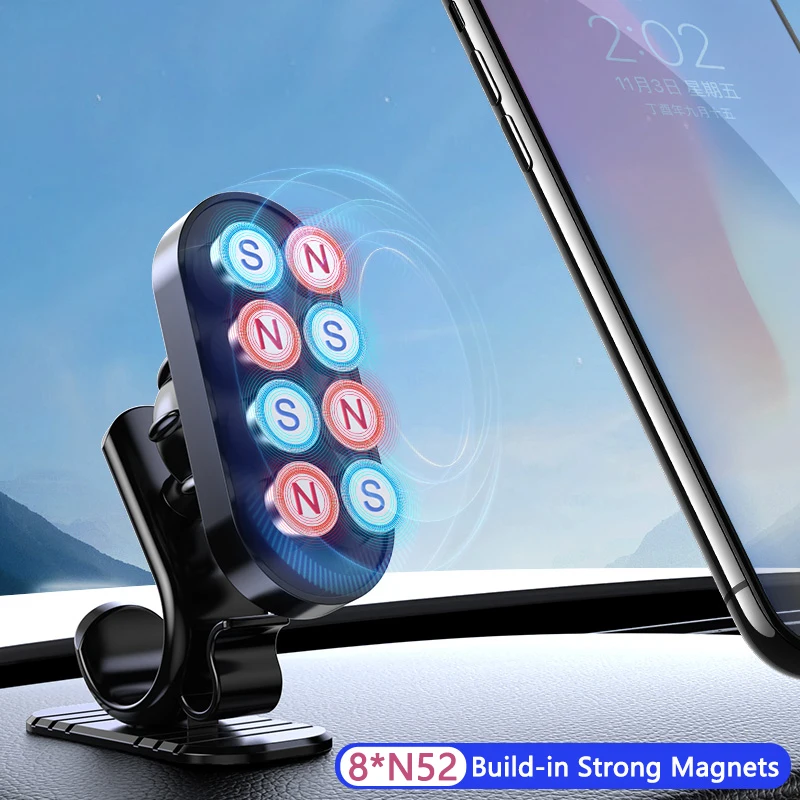 Soporte Magnético Coche Universal – Compatible iPhone Xiaomi Huawei - imagen 3