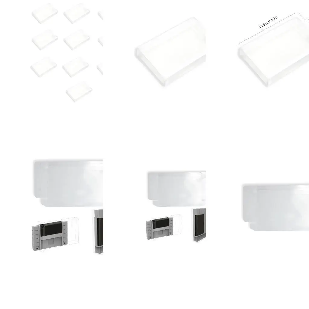 Y1UB Polvo a prueba polvo Cantelón mascotas Manga almacenamiento cartera almacenamiento para SNES para