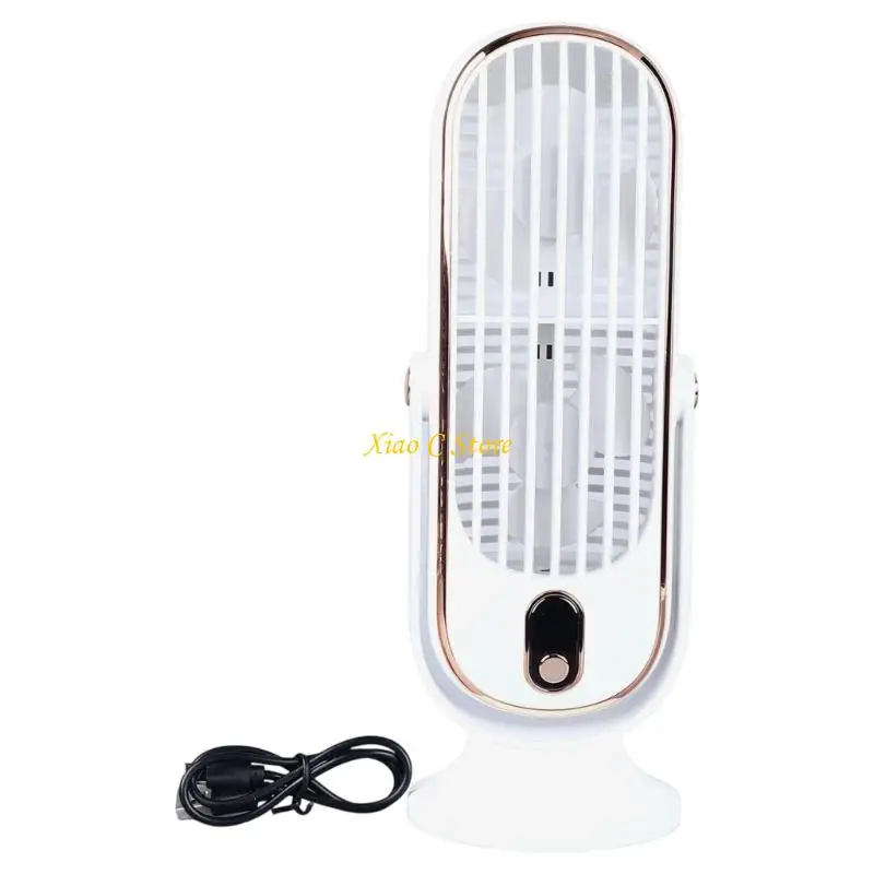 Y1AE Ventilador enfriamiento pequeño para ventilador torre escritorio oficina en casa portátil 5 sin - imagen 3