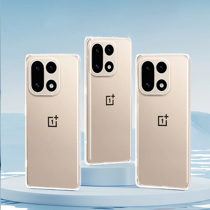 Funda trasera de teléfono con protección de cámara de TPU suave y transparente ultrafina para Oneplus 15 - imagen 4