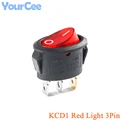 Oval Red Light 3Pin