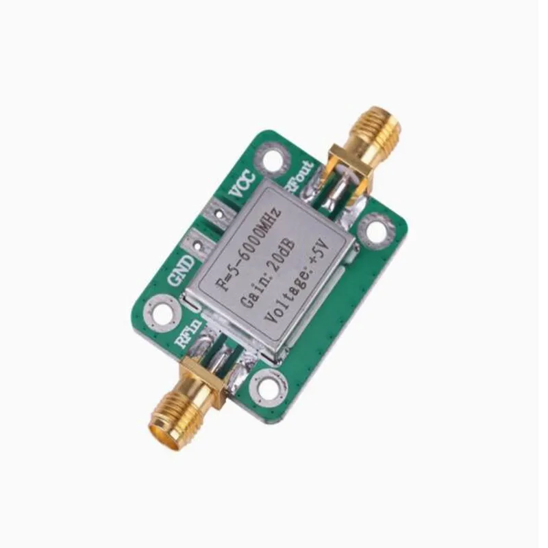 1 Uds 5-6000MHz amplificador de potencia 5-6000MHz ganancia 20dB banda ancha RF VHF UHF módulo amplificador de potencia amplificador de potencia de banda ancha - imagen 2