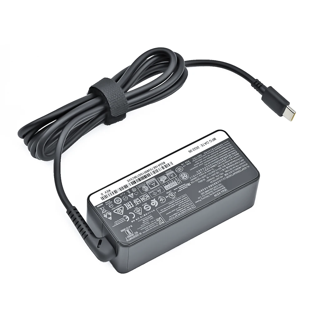 20V 2.25A 45W Tipo USB C Fuente de alimentación del adaptador de CA del ordenador portátil Cargador para Lenovo C330 S330 C340 S340 100E T480 T480S T580 T580S E480 - imagen 3