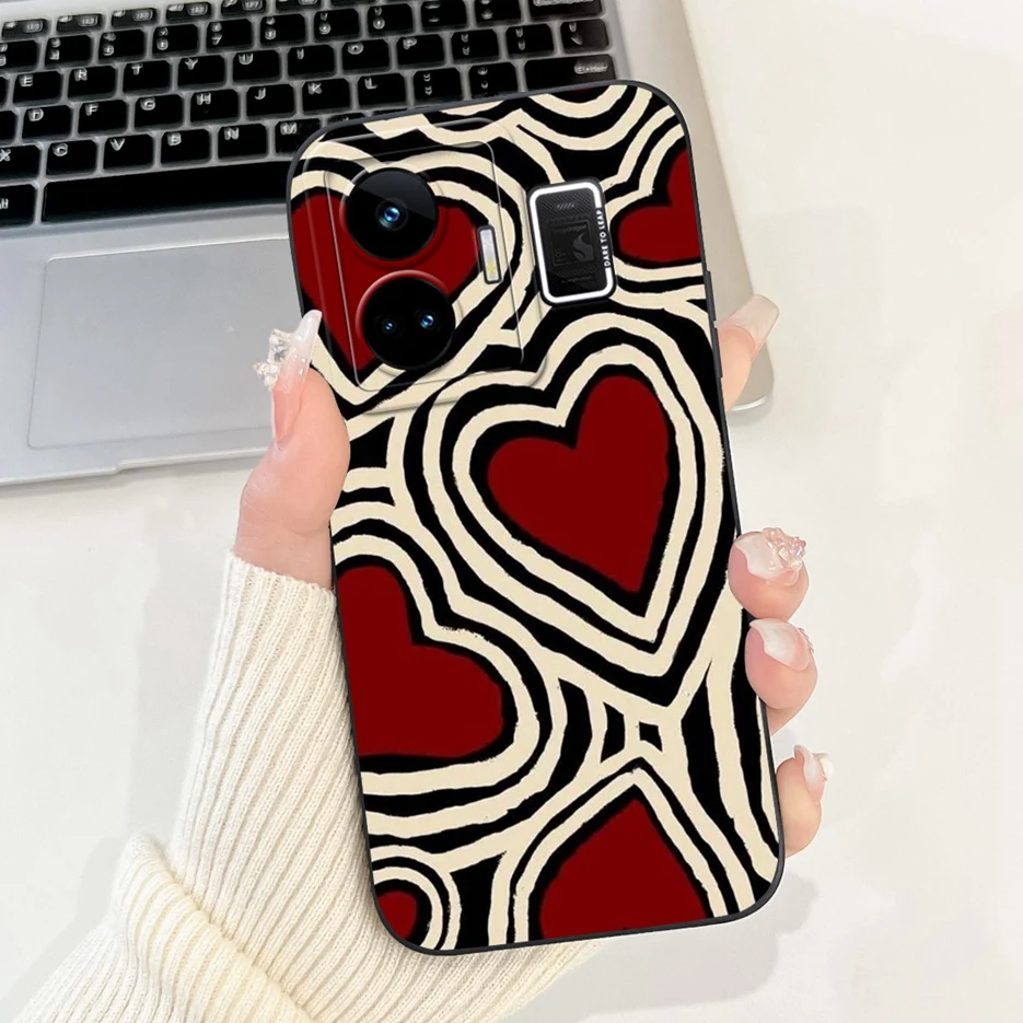 Para Realme GT Neo 5 funda RMX3706 nueva moda cubierta pintada de caramelo funda de teléfono suave de TPU para Realme GT Neo5 240W Fundas 6,74 ''funda - imagen 4