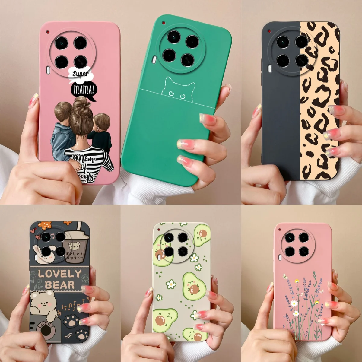 Funda para Tecno Camon 30 Pro Premier, diseño de moda, funda trasera de teléfono de silicona líquida suave para Camon30 30Pro 30Premier Coque Capa