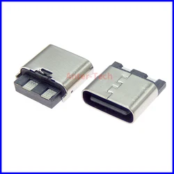 Conector USB-C Hembra Soldadura 2 Pines – Puerto Carga Móvil