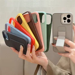 Funda de teléfono con soporte magnético y correa de muñeca de lujo para iPhone, 15, 14, 13, 12, 11 Pro Max, XR, XS Max, 6, 6S, 7, 8 Plus, SE, 2020