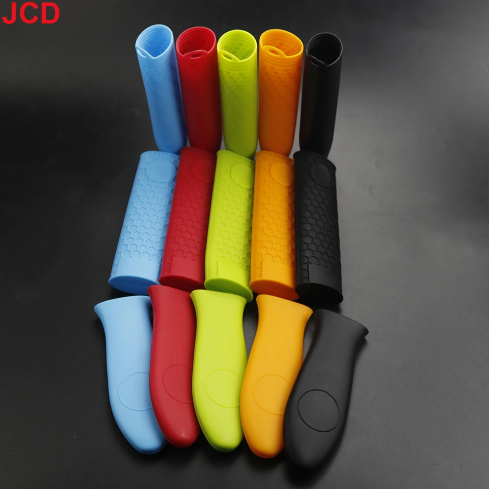 JCD-cubierta de silicona para mango de olla, cubierta aislante, herramientas de cocina, cubierta de mango de olla aislante de silicona, cubierta antideslizante para mango de olla - imagen 3