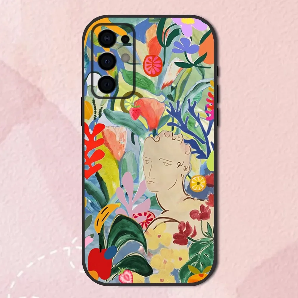 Funda de teléfono con pintura artística de Henry Matisse para Samsung S24,S21,S22,S23,S30,Ultra,S20,Plus,Fe,Lite,Note,10,9,5G, carcasa suave negra - imagen 5