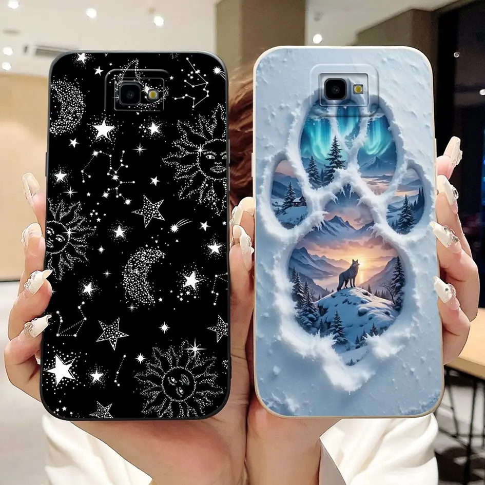 Para Samsung Galaxy J4 Plus funda SM-J415F funda de moda espacio flor suave caramelo Fundas de silicona para Samsung J4 Core J4 2018 Shell - imagen 2