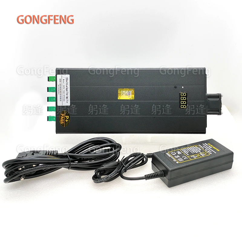 Mini amplificador de fibra EDFA profesional de 1550nm, 8 puertos de alta potencia (16-23dBm) para redes FTTB/FTTH/CATV, el mejor precio de fábrica