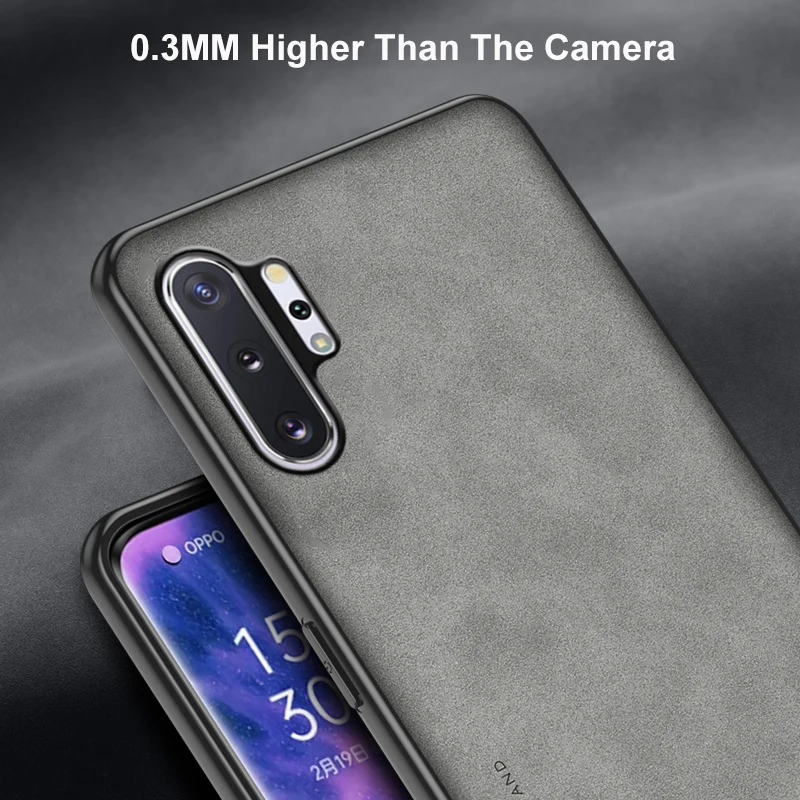 Para Samsung Galaxy Note 10 Plus funda de lujo de cuero PU funda de teléfono para Samsung Note 10 Lite contraportada de silicona protección completa - imagen 5