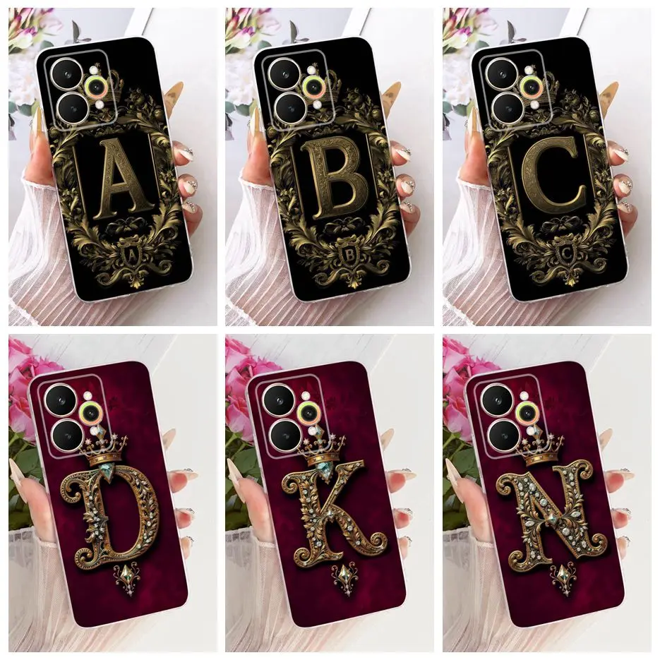 Para Realme 15 Pro funda RMX5101 nuevas letras de lujo funda de teléfono de silicona suave para Realme 15 Realme15 Pro 5G funda trasera Fundas