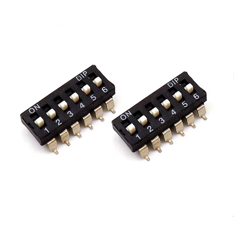 Interruptor DIP KM-01 SMD 2.54mm Chapado Oro – 2/3/4/5/6/8/10P - imagen 3