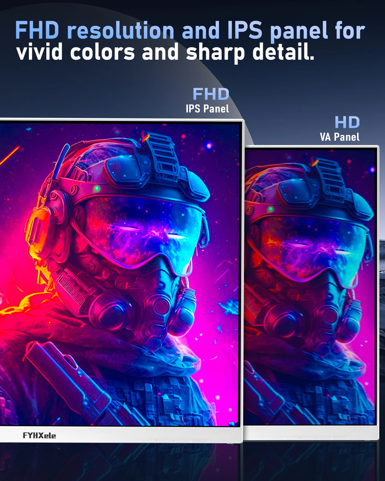 FYHXele 27 pulgadas 180Hz IPS Monitor para juegos 1Ms Velocidad de respuesta rápida 1920*1080 HDMI DP Soporte para PC ultraancho Soporte de pared Vesa - imagen 4