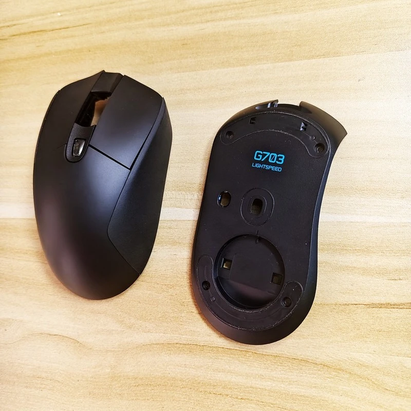 Cubierta superior de la carcasa inferior del ratón para Logitech G703, piezas de repuesto de reparación de carcasa de ratón inalámbrico para juegos - imagen 3