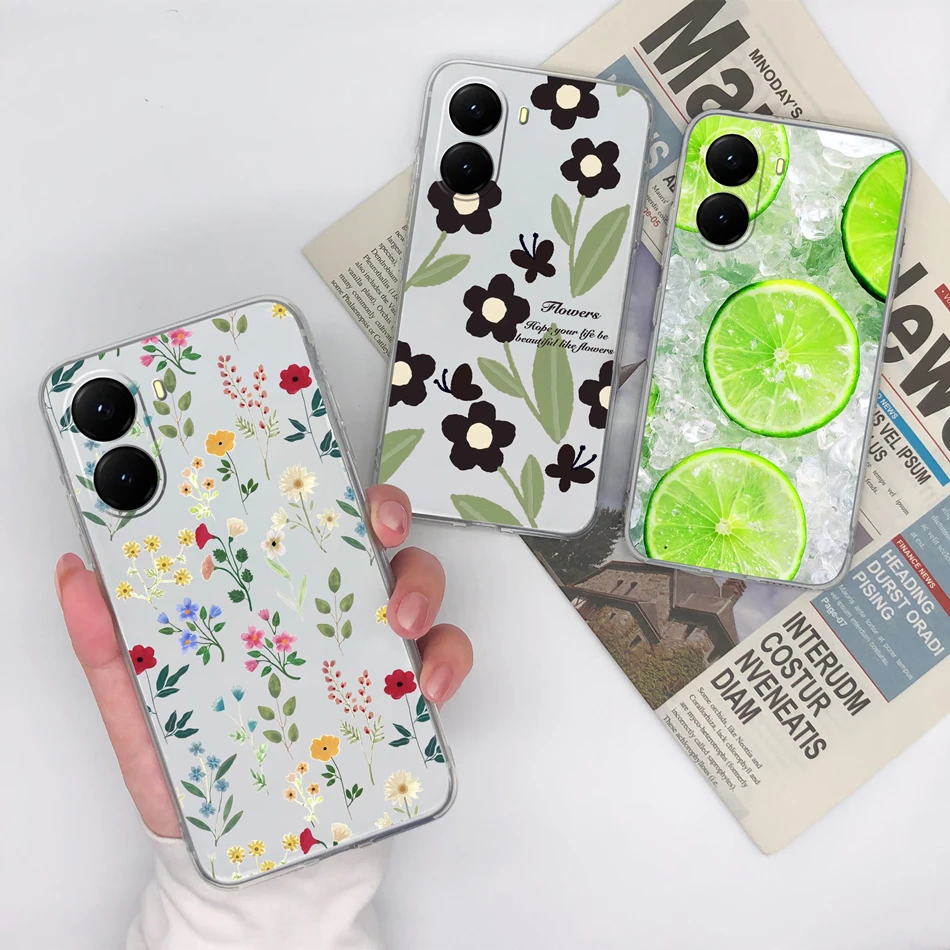 Para Realme Neo 7 Funda suave degradado transparente Funda de teléfono para Realme Neo7 Realmi Neo 7 transparente a prueba de golpes fundas traseras delgadas Funda - imagen 2