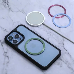 Anillo metálico adhesivo MagSafe para coche iPhone 12-16