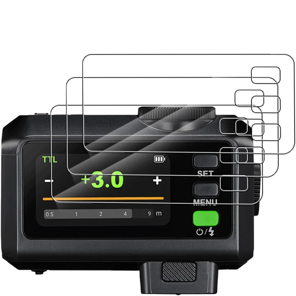 2-3 uds 9H HD vidrio templado para Godox iT30 Pro en GodoxiT30Pro iT30Pro cámara Flash 2,8 "película protectora de pantalla táctil