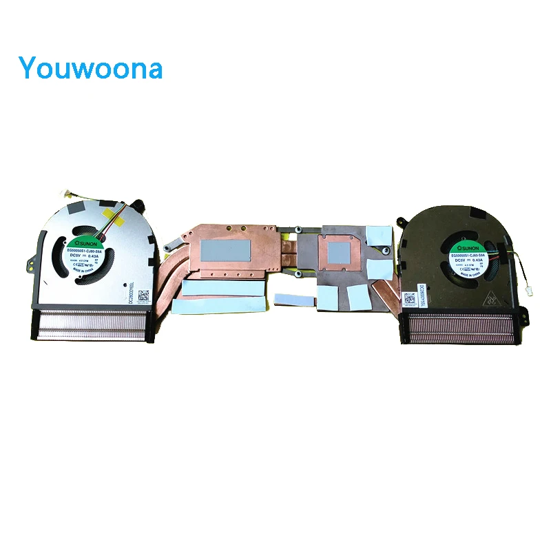 Ventilador de refrigeración GPU para ordenador portátil, dispositivo con disipador térmico para DELL XPS 15 9520 M5570 0V9PVY, ORIGINAL, nuevo - imagen 2