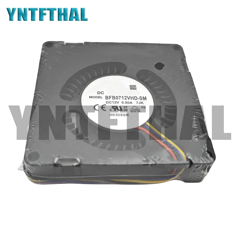BFB0712VHD-ventilador de refrigeración de cuatro líneas, turbina de soplado, enfriador centrífugo, 70x70x15mm, 7CM, DC12V, 0.5A, novedad de 7015