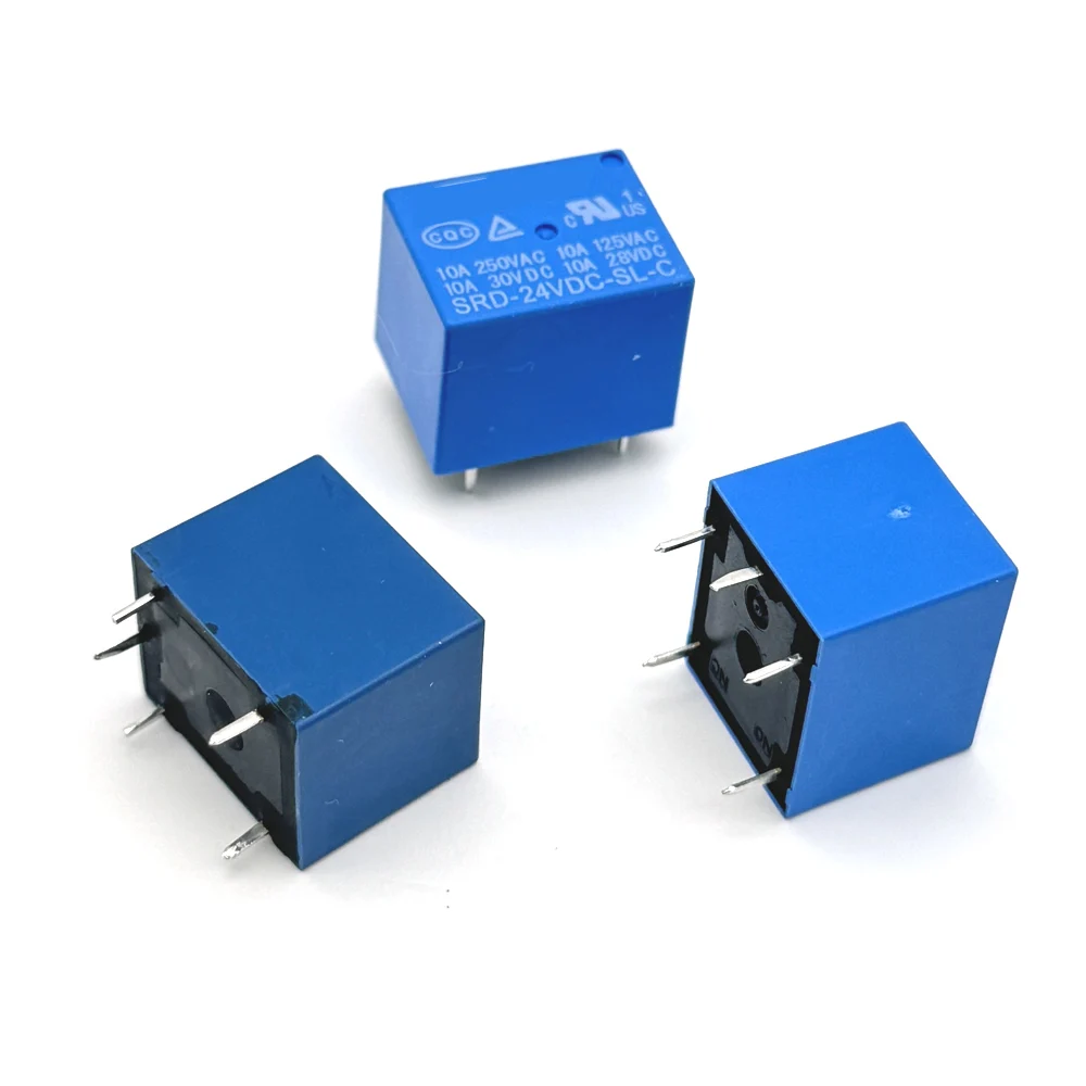 Relés SRD-03VDC-SL-C SRD-05VDC-SL-C SRD-06VDC-SL-C SRD-09VDC-SL-C SRD-12VDC-SL-C 5V 12V 24V 10A 250VAC 5PIN - imagen 5