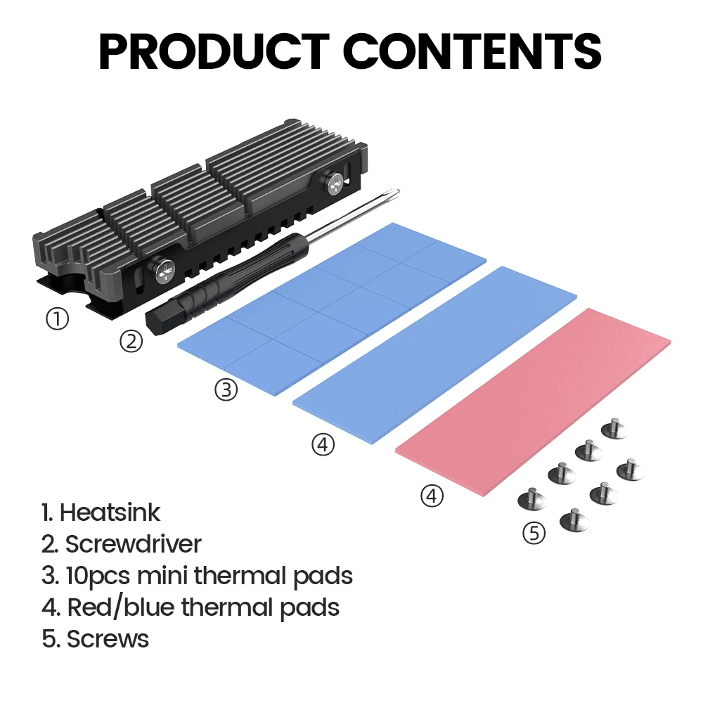 JEYI Cooler II Disipador M.2 SSD con Almohadilla Térmica - imagen 5