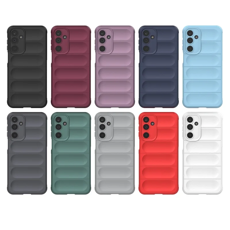 Para Samsung M36 funda Samsung Galaxy M36 Capas lente a prueba de golpes armadura protectora parachoques trasero suave TPU para Fundas Samsung M36 - imagen 2