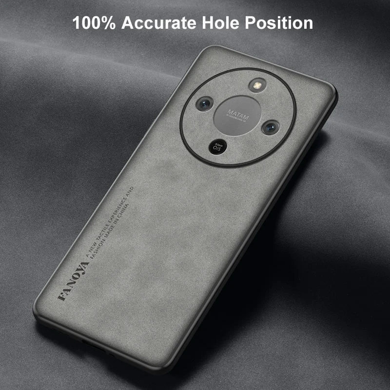 Para Honor X9D funda de teléfono de cuero PU de lujo para Honor X70 5G HonorX9D funda trasera de silicona a prueba de golpes protección completa Coque - imagen 4