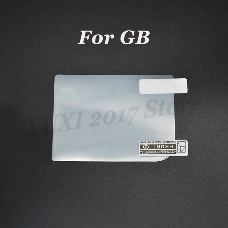 Película protectora de plástico transparente para pantalla LCD, PET, adecuada para consolas de juegos GB GBA GBC GBA SP GBP GBM, 1-2 uds. - imagen 2