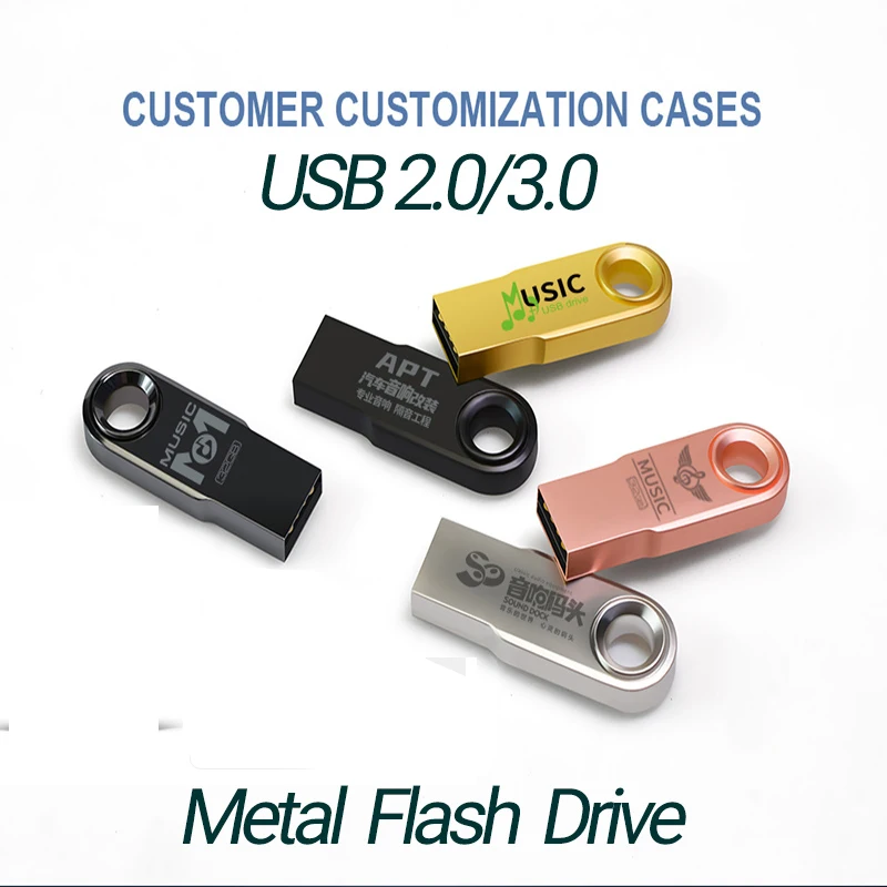 ZSUIT - Paquete de 100 Unidades de Memoria USB de 16 GB, Unidad Flash USB Metálica de 32 GB, Memoria USB Resistente al Agua con Logotipo Gratuito, Pendrive USB de 128 GB, Unidad Flash USB CSY - imagen 2