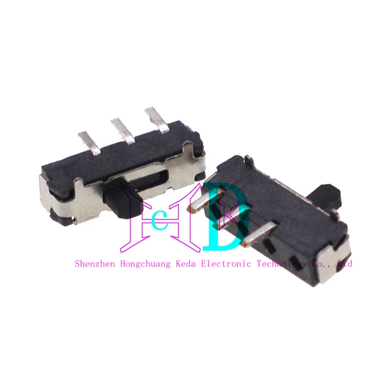 Interruptor de palanca pequeño MSK12D18A, con una altura de mango de 2-3mm, fila única vertical, interruptor horizontal de dos velocidades micro deslizante 1P2T - imagen 3