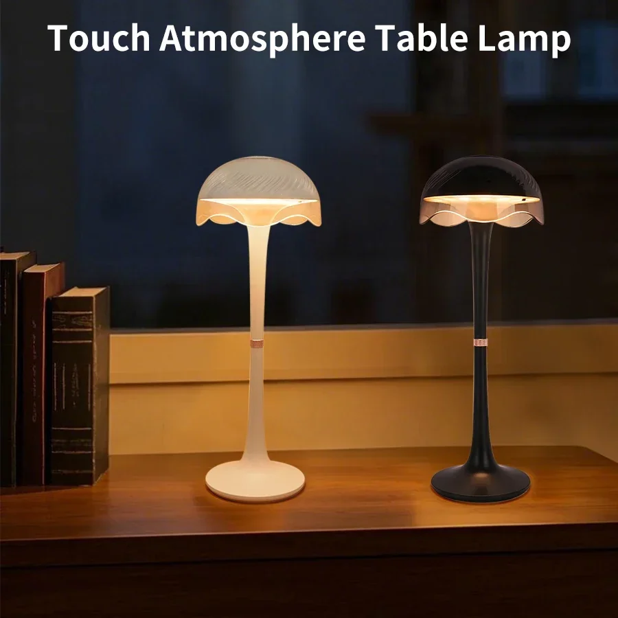 Lámpara de mesa LED RGB creativa, colores RGB, Sensor táctil, mesita de noche, lámpara de escritorio recargable, barra de luz ambiental para decoración de habitación - imagen 2