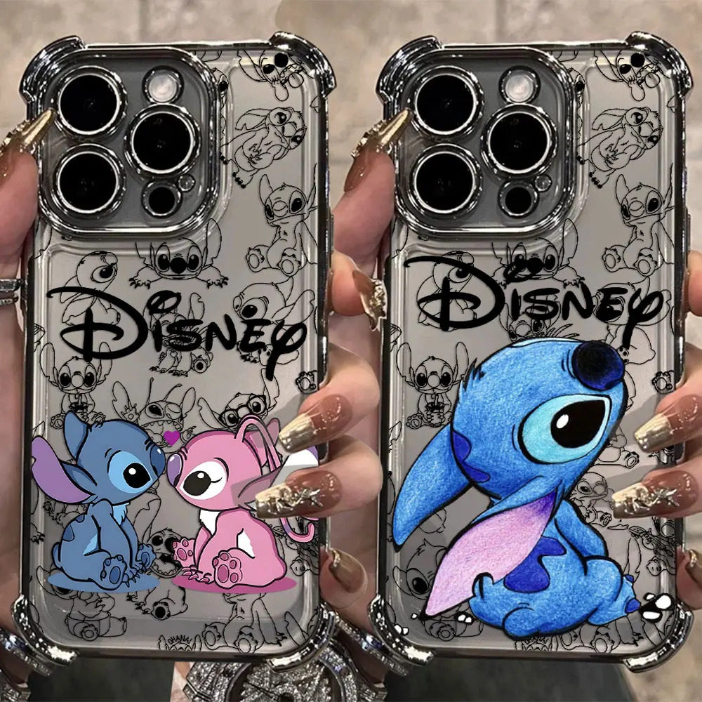 Funda con revestimiento de punto fresco de dibujos animados para Samsung S25 S24 S23 S22 S21 S20 FE Note20 Plus Ultra 4G 5G funda trasera de Airbag anticaída