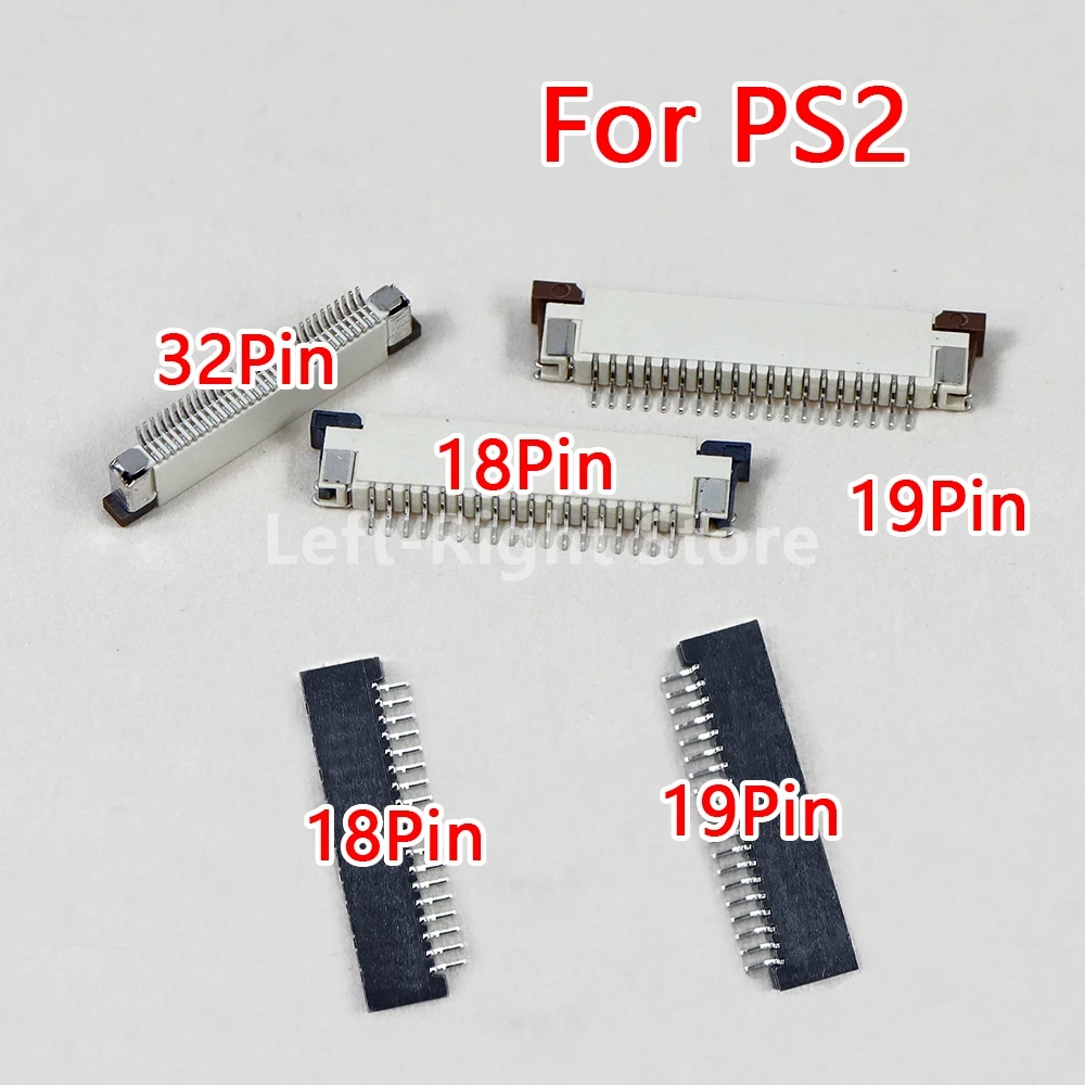3 uds para Sony PS2 18Pin 19Pin 32Pin toma de película para llave cinta flexible cable flexible conectar puerto conector de enchufe de película conductora