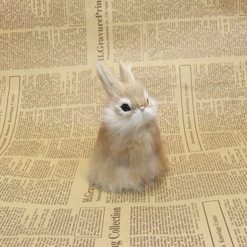 Decoración de ventana de conejito de imitación, estatua Artificial, decoración de mesa de comedor en restaurante de Pascua - imagen 2