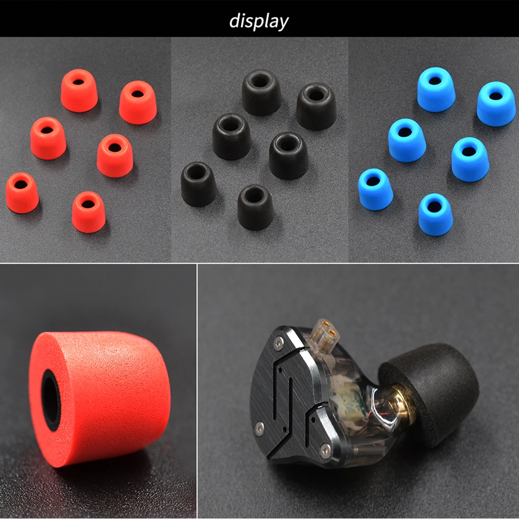 Una exhibición de auriculares de diferentes colores