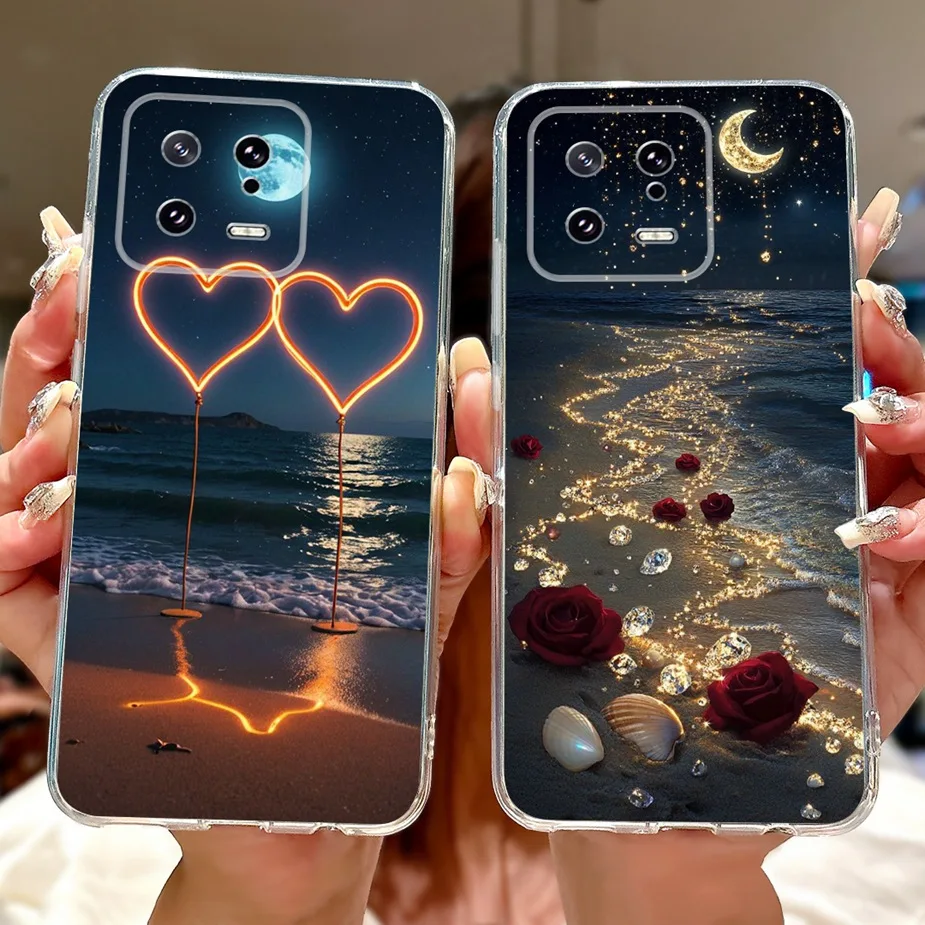 Para Xiaomi 13 Pro funda Cool Dragon moda cubierta pintada funda de teléfono de silicona suave para Xiaomi Mi 13 Pro Mi13 5G funda trasera Fundas - imagen 2