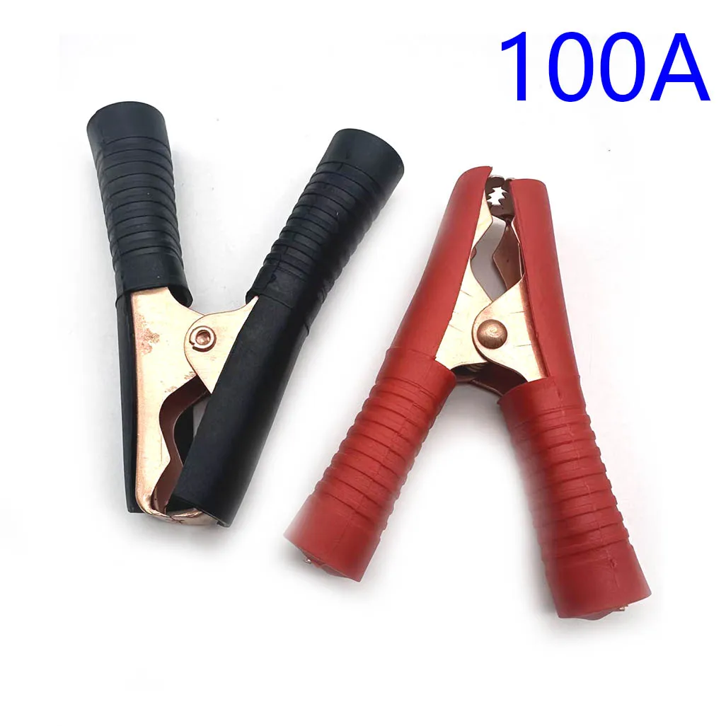 Pinzas de cocodrilo Pinzas de cocodrilo Abrazadera de cocodrilo con tornillos, conector de pinza de cocodrilo Conecte el enchufe para batería
