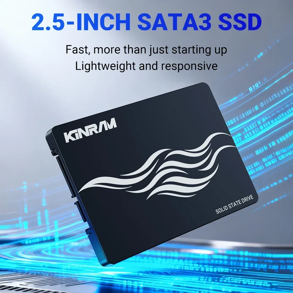 KinRam 256GB SSD 240GB 2,5 SATA3 disco duro para ordenador portátil 120GB 128GB interno SATA 3 HDD 240GB 256GB unidad de estado sólido para PC de escritorio - imagen 2