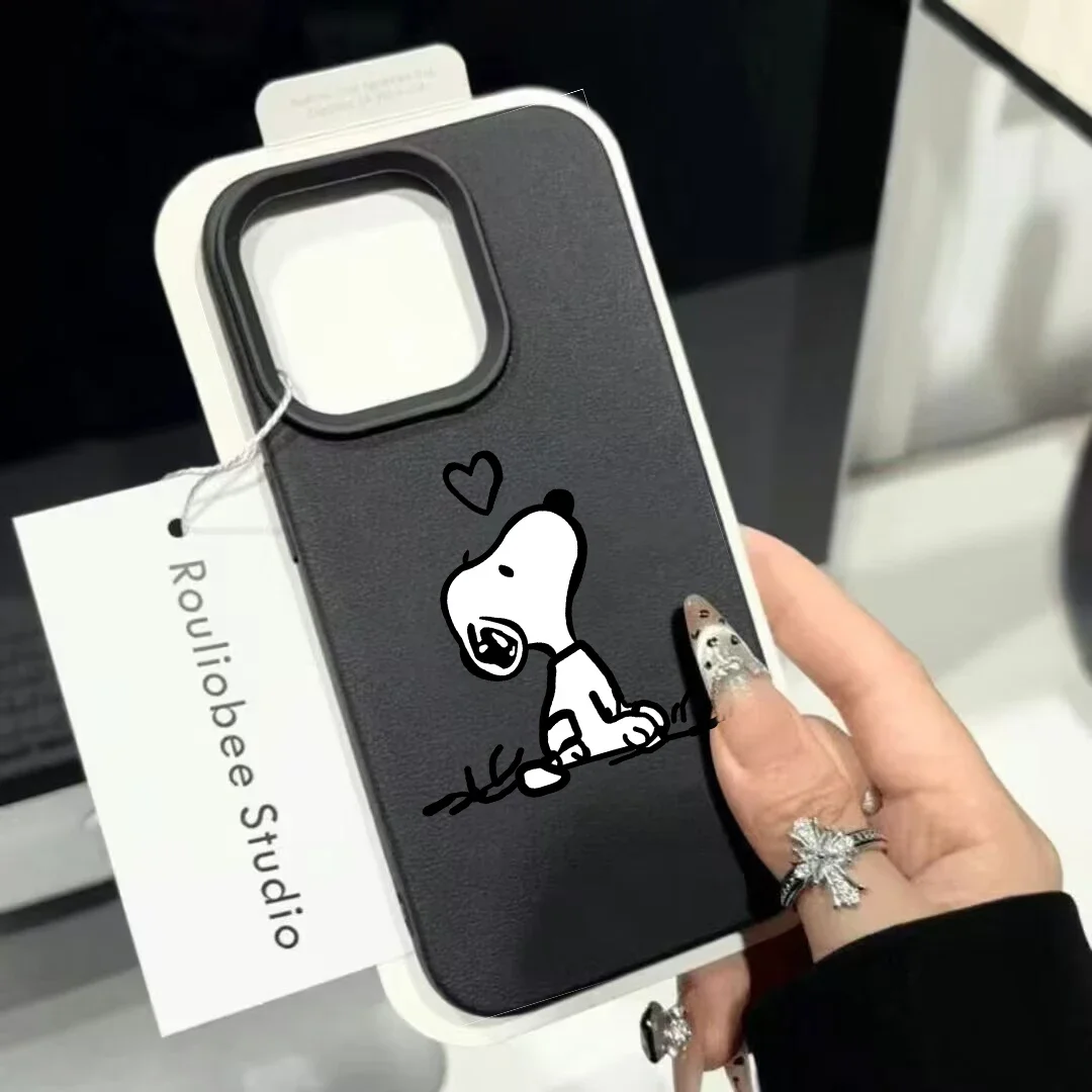 Funda de Snoopy de dibujos animados para Samsung Galaxy A07 A06 A05 05S A04 A04E A55 A36 A26 A16 A15 A14 A54 A34 A53 A52 A35 A23 A24 M55 M56 M15 - imagen 4