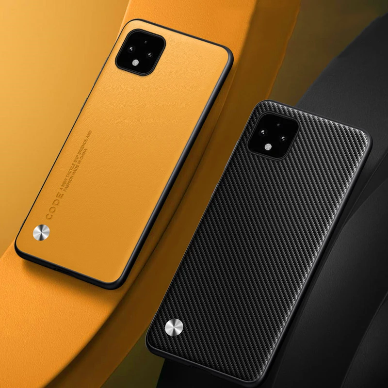 Para Google Pixel 4 XL funda de lujo de cuero PU funda de teléfono para Google Pixel4 XL 4XL contraportada de silicona a prueba de golpes protección completa - imagen 2