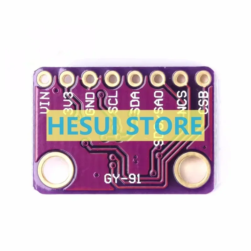 91 MPU9250 + BMP280 10DOF acelerómetro giroscopio brújula módulo sensor de nueve ejes - imagen 5