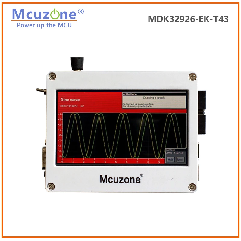 MDK903-EK_T43-OV7725, con sensor de imagen de 0,3 Mpix,UCOS,UCGUI,LCDC, códec JPEG, 4,3" 480272   TFTLCD con TP N32905U1DN NUVOTON ARM9 - imagen 5