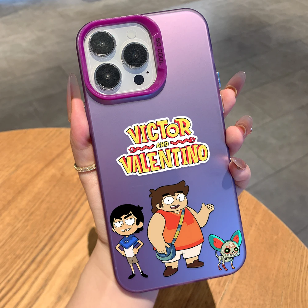 Funda de teléfono Victor y Valentino para Samsung Galaxy S26 S25 S24 S23 S22 S21 S20 Note20 FE Ultra Edge Plus 4G 5G cubierta anticaída - imagen 5