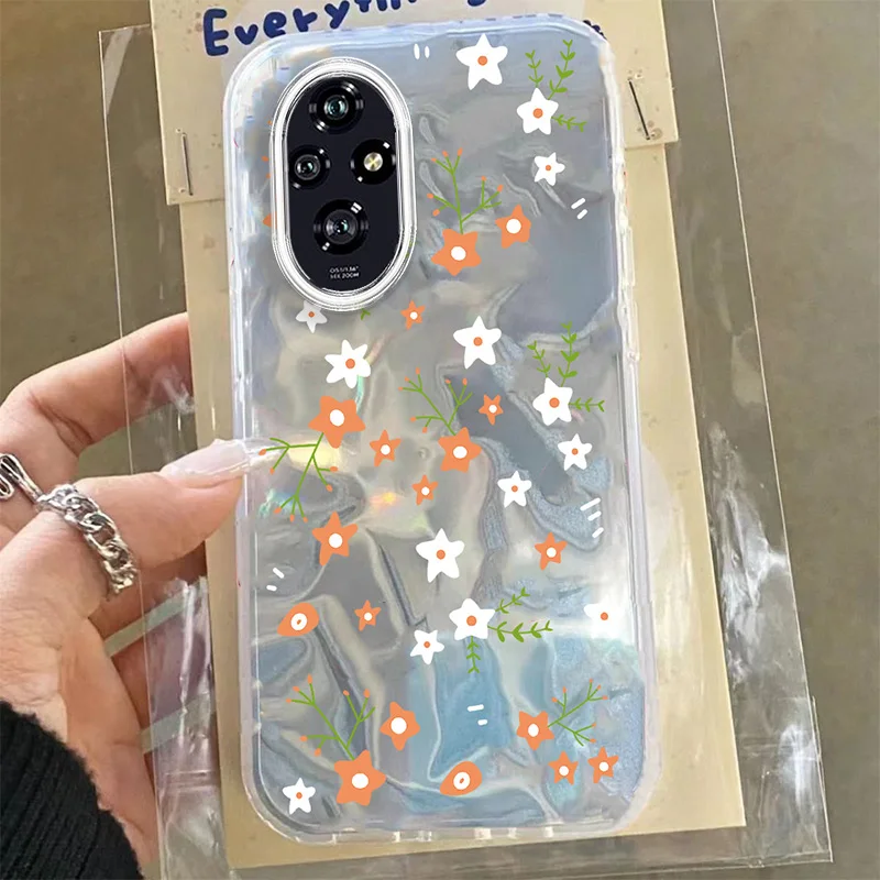 Funda de amor para niñas con lazo de mariposa y gato para Honor 200 X9 200 Lite Magic 4 Lite X5 Plus, funda para teléfono de PC - imagen 2