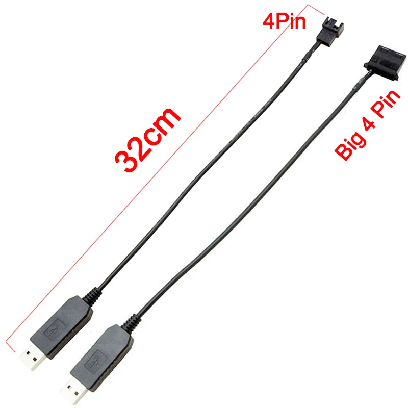 1 Uds USB a 4 pines PWM 5V a 12V Boost Line USB manga PC ventilador adaptador de corriente conector convertidor Cable 5V a 12V - imagen 3